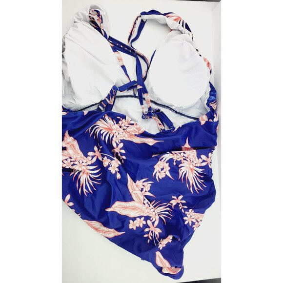 YOU DI AN Women's Swimsuits Plus Size Tummy Control Full  Swimsuit - Size 5XL - Picture 6 of 8